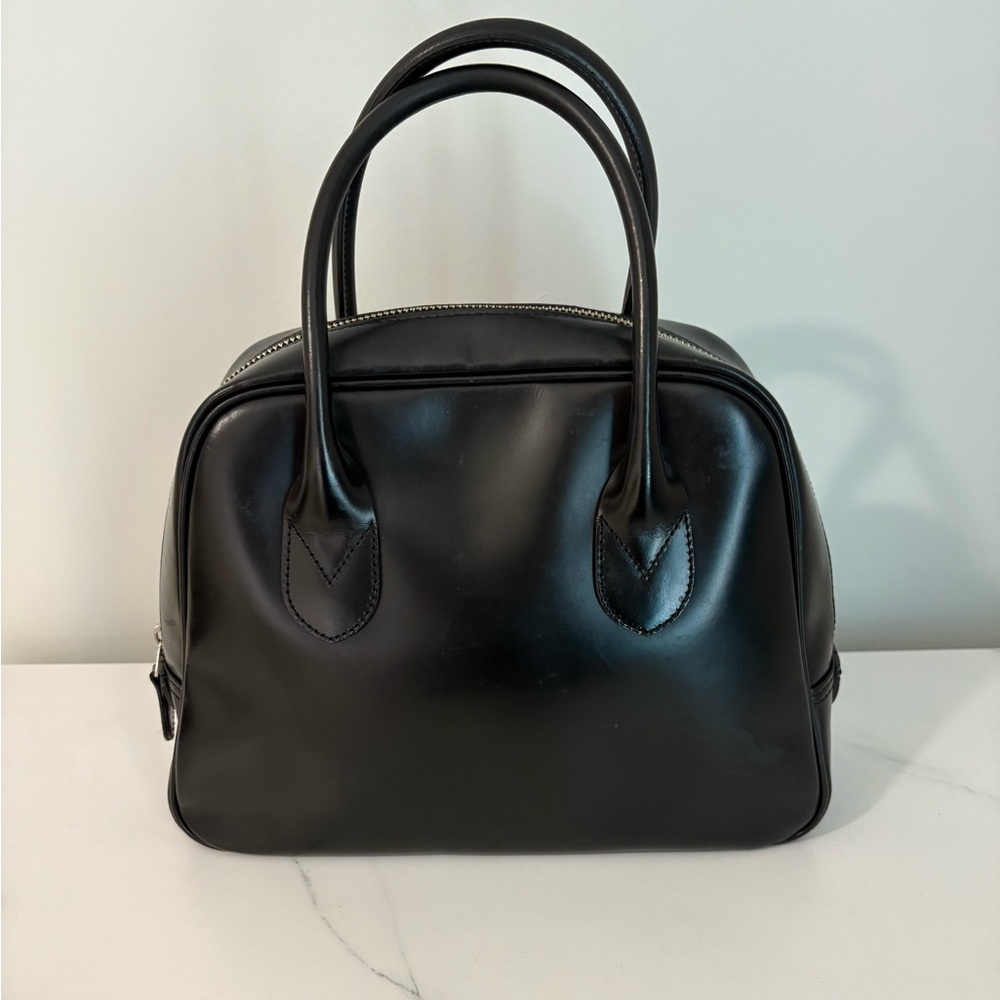 Comme des Garçons Black Leather Handbag